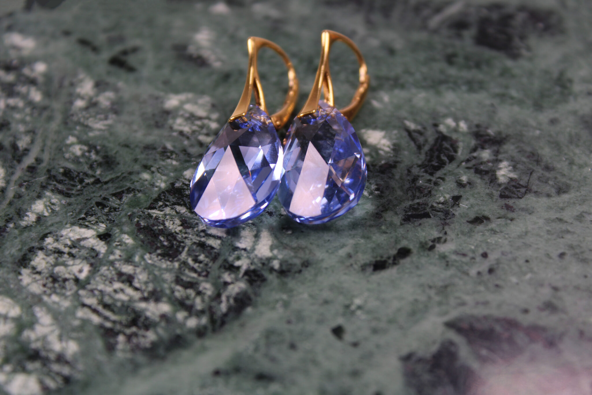 Product image of FredFloris leverback Swarovski crystal earrings